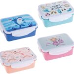 Lunch Box con divisorio forchetta e cucchiaio col. Assortiti