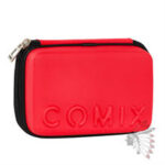 AST.CORREDO MAXI ZIP COMIX OPACO ROSSO