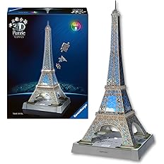 87d55ece8be1260ae5e00fbafcb3699b Ravensburger Puzzle 3d Tour Eiffel con luci - immagine 1