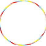 Hula Hoop bicolore diametro 80 cm