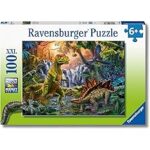 Ravensburger Puzzle 100 pz.  L'oasi dei dinosauri