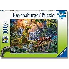 986a014f778520d0812fb9feca1e270f Ravensburger Puzzle 100 pz. L'oasi dei dinosauri - immagine 1