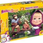 Puzzle Lisciani Double Face MAXI 24 pz Masha e Orso