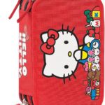ASTUCCIO CORREDO 3 ZIP HELLO KITTY