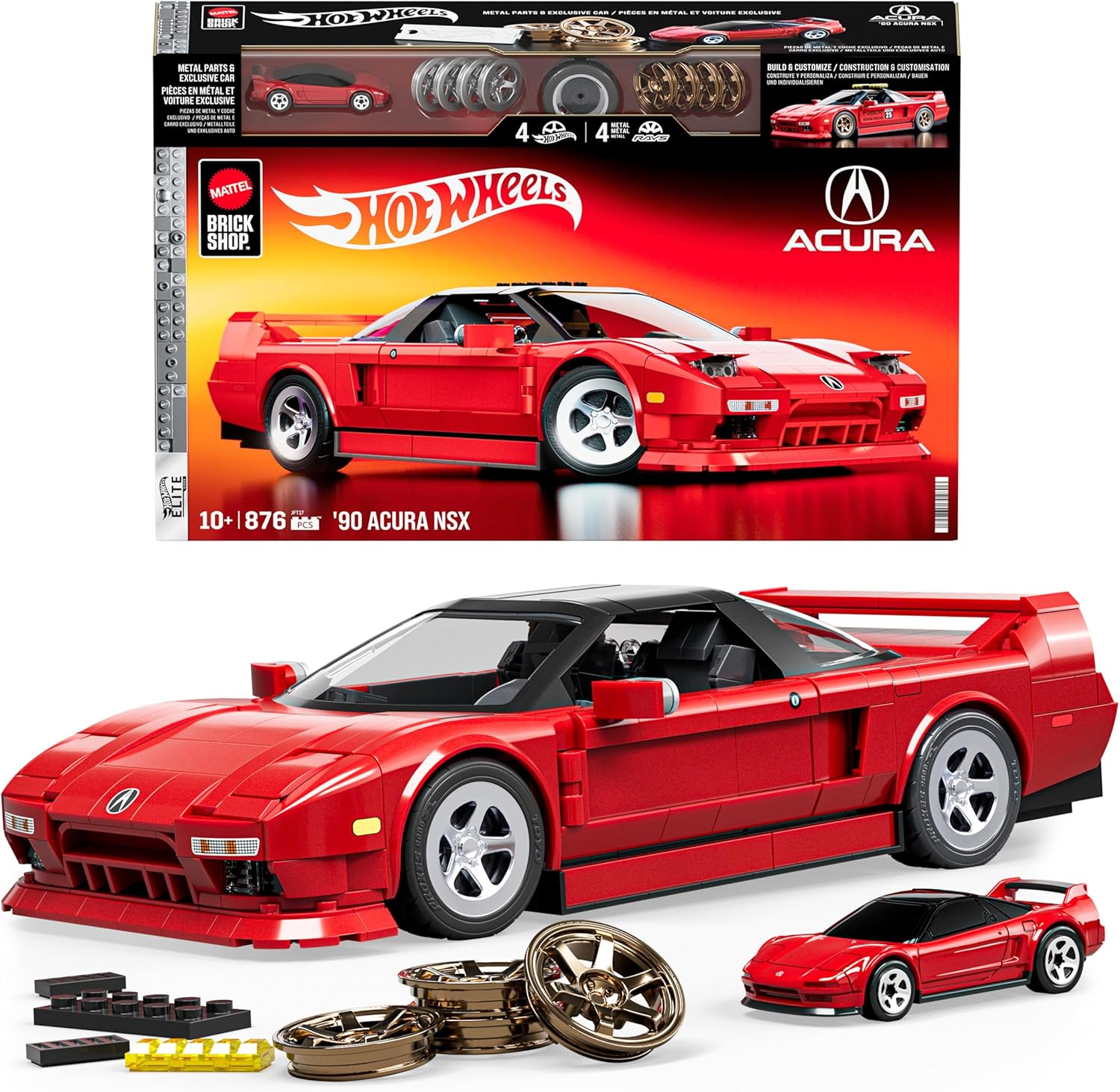 b224b512b4e74b653018d254bba41bea Hot Wheels Brick Shop Acura Nsx - immagine 1