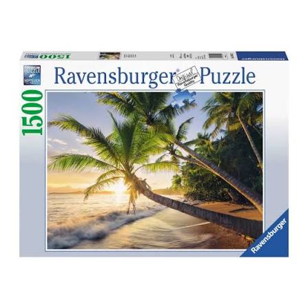 be1ae3b0e26bf9e0809e9fa43f03119f Ravensburger Puzzle 1500 pz. Spiaggia Segreta - immagine 1