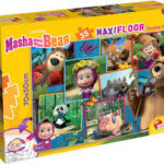 Puzzle Lisciani Double Face MAXI 35 PZ. Masha e Orso