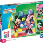Clementoni Puzzle 3x48 pz. Square Mickey Mouse Club House 2026