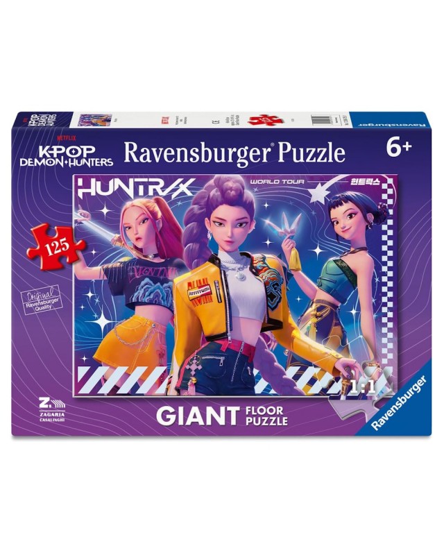 345ee335985bb8034fdf5ba173facbd0 Ravensburger Puzzle 125 pz. Maxi K-Pop Demon Hunters - immagine 1