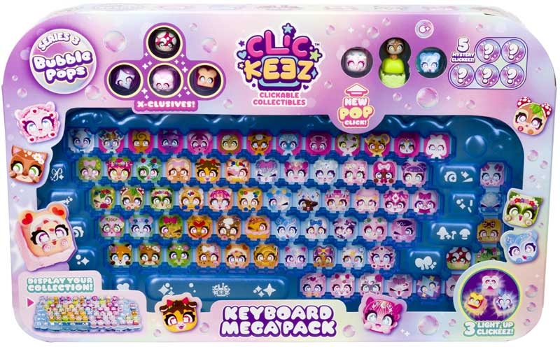 640d65a236d7a2cde7f0ff6a2d6437fa Clickeez Bubble Pops Keyboard Mega Pack - immagine 1