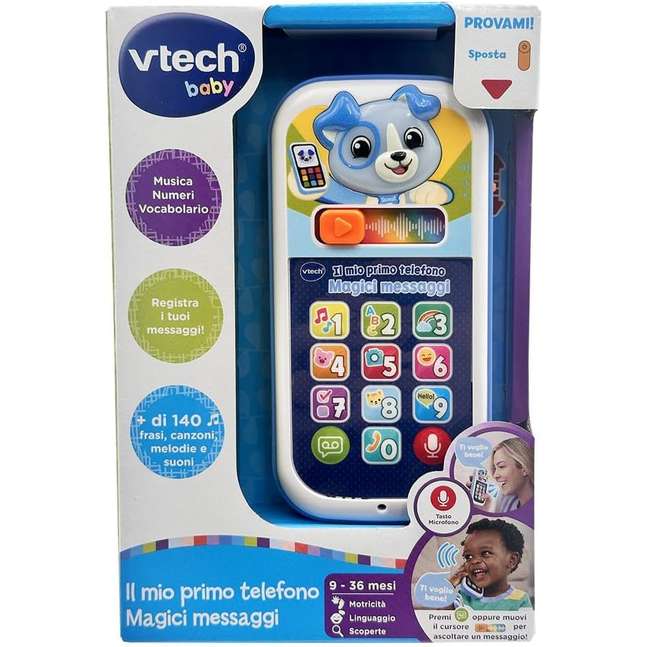 7f4e663c3938f814b57f24d077b81efb Vtech Il Mio Primo Telefono - Magici Messaggi Blu - immagine 1