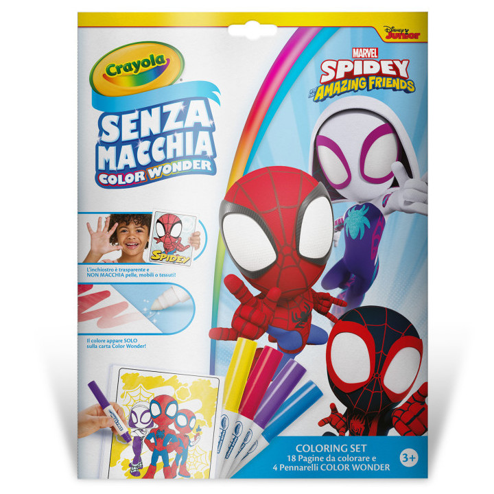 f4eedf6892dbcd7840773053c6de691a Crayola Set Color Wonder Spidey - immagine 1