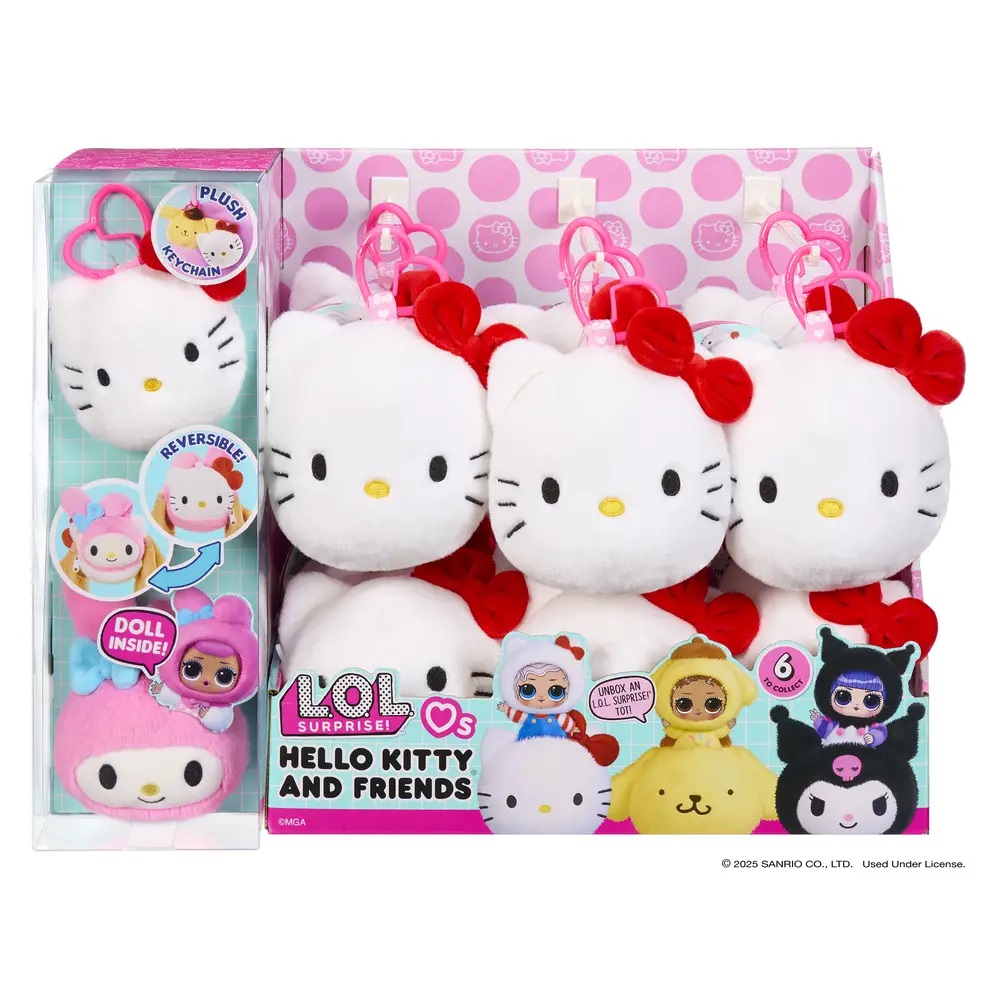 5f23a0bc574f9a92fb3b3fbc9fea39b4 L.O.L. Surprise Lvs Hello Kitty Plush - immagine 1