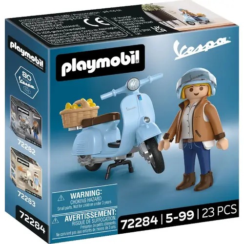 8a42186887d9d7dc106a5af77ee5a8c2 Playmobil Vespa 80th Anniversary: Iconic Style - immagine 1