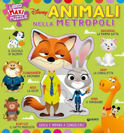 92997dc84b6faae2cec69e16d996d9b6 ZOOTROPOLIS ANIMALI MAXI PUZZLE - immagine 1
