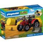 Playmobil Farm - Grande trattore con balle di fieno