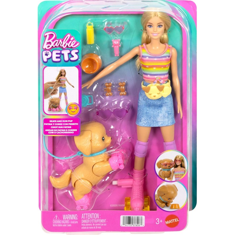 f3512730c9147a7cf0c83930681f2f30 Barbie & Cucciolo sui Pattini Blonde - immagine 1